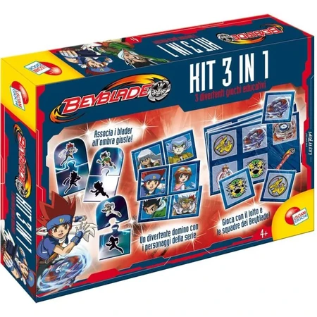 Lisciani Beyblade spel kit 3 in 1 35984 4jr +