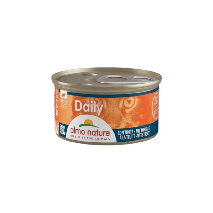 Almo nature Daily mousse trout - aliment complet pour chat 85 gr