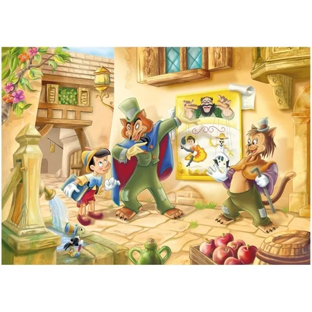 Lisciani Maxi-Puzzle doppelgesichtig 35 Teile Pinocchio 48182