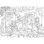 Lisciani Maxi-Puzzle doppelgesichtig 35 Teile Pinocchio 48182
