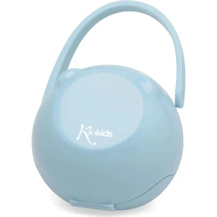 Kiokids Soother holder with hook 0m+ - blue