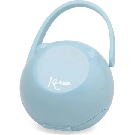 Kiokids Soother holder with hook 0m+ - blue