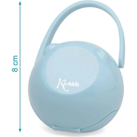 Kiokids Soother holder with hook 0m+ - blue