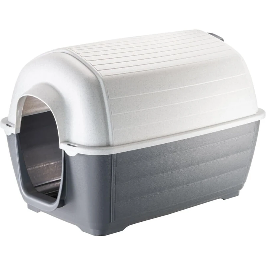 Ferplast Kenny 01 - Iglu-Hundehütte aus umweltfreundlichem thermoplastischem Harz 47x70x47 cm