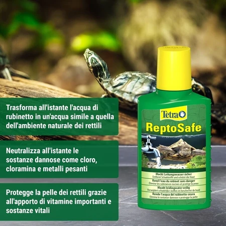 Tetra Reptosafe - Wasser-Biokonditionierer für aquatische Reptilien und Amphibien 100 ml