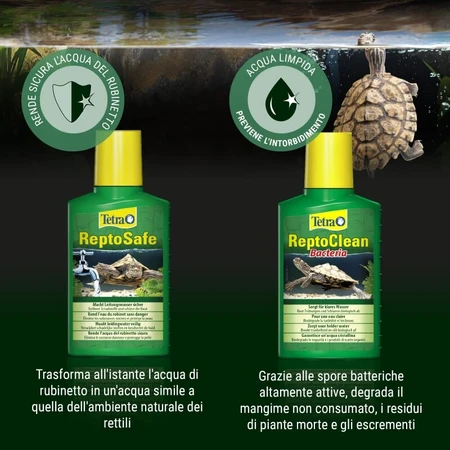Tetra Reptosafe - Wasser-Biokonditionierer für aquatische Reptilien und Amphibien 100 ml