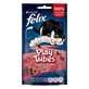 Purina felix play tubes dinde et jambon - snacks pour chats adultes 50 gr