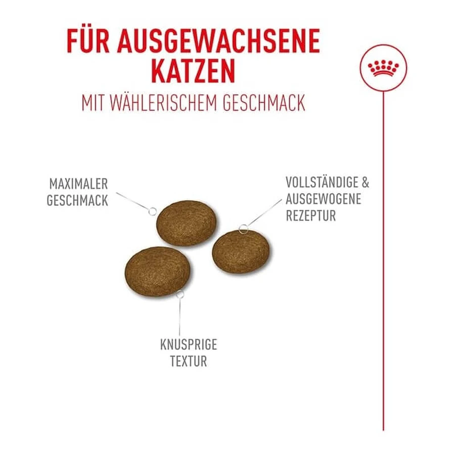 Royal canin Fussy exigent poultry - volledige voeding voor volwassen katten met hyper selectieve eetlust 400 gr