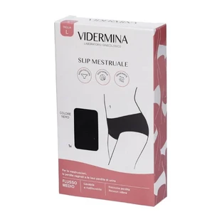 Vidermina menstrual slip medium flow black size l