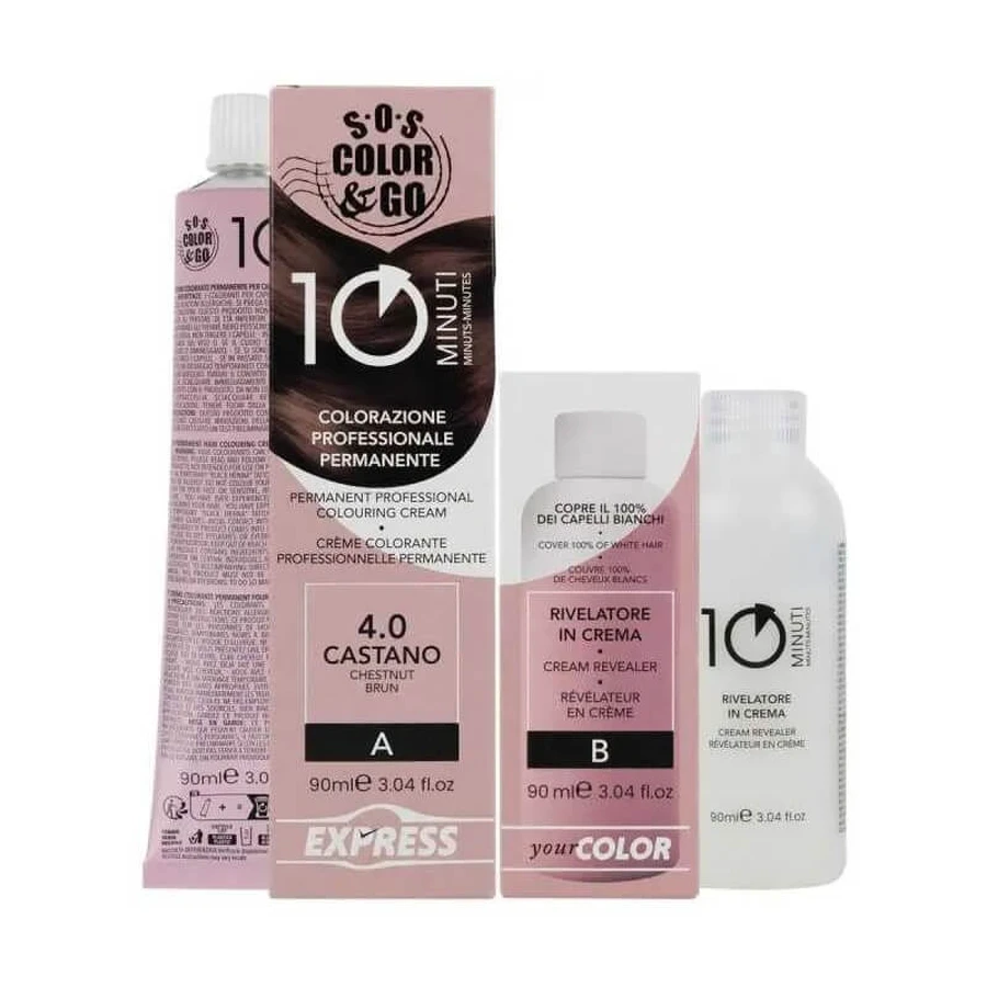 Alama Sos color&amp;go - permanente kleuring nr. 4.0 bruin