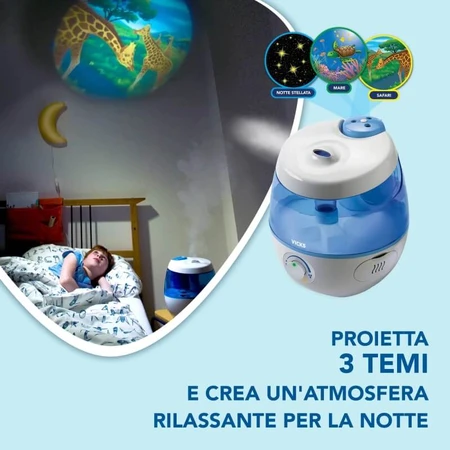 Vicks sweetdreams cool mist - Ultraschall-Luftbefeuchter + Bildprojektor