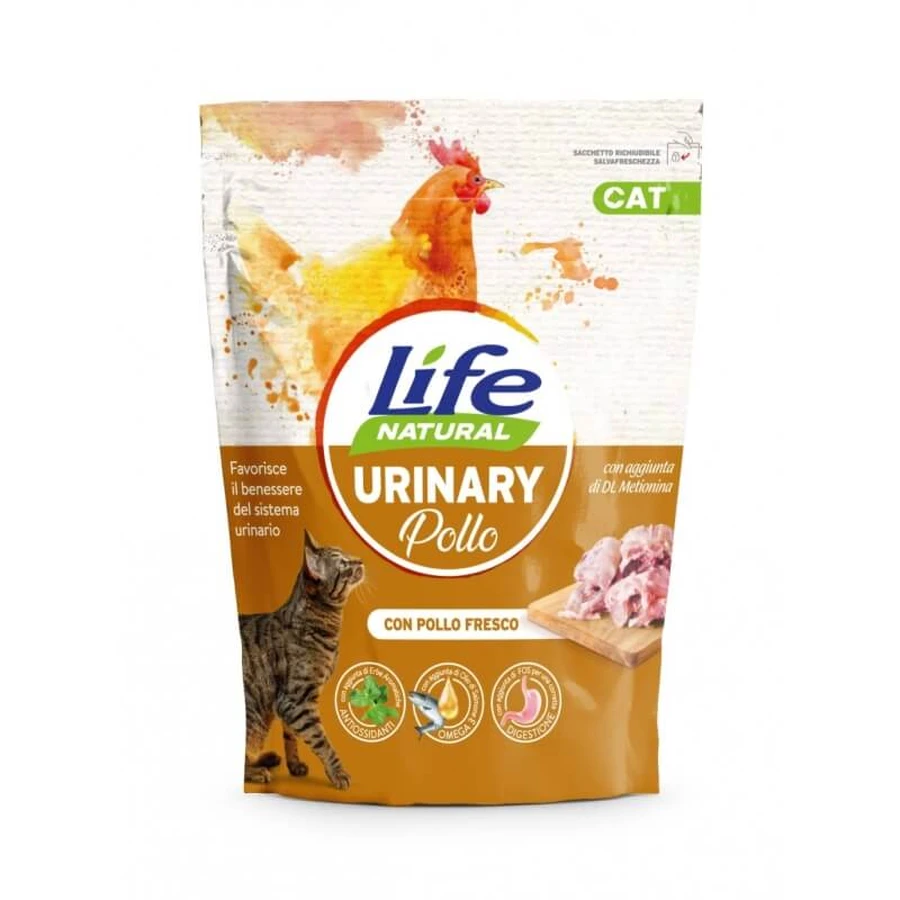 Life natural Life natural urinary chicken - complete voeding voor katten met ondersteuning van de urinewegen 800 gr.