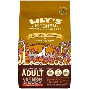 Lily's kitchen Adult duck, salmon &amp; venison wild woodland walk - adult dog kibble 2.5 kg