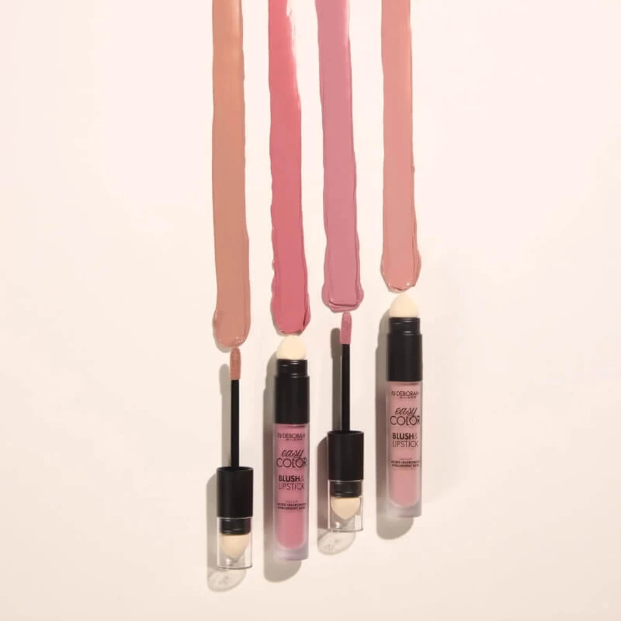 Deborah Easy color - blush &amp; Lippenstift Nr. 03 rebellisch rosa