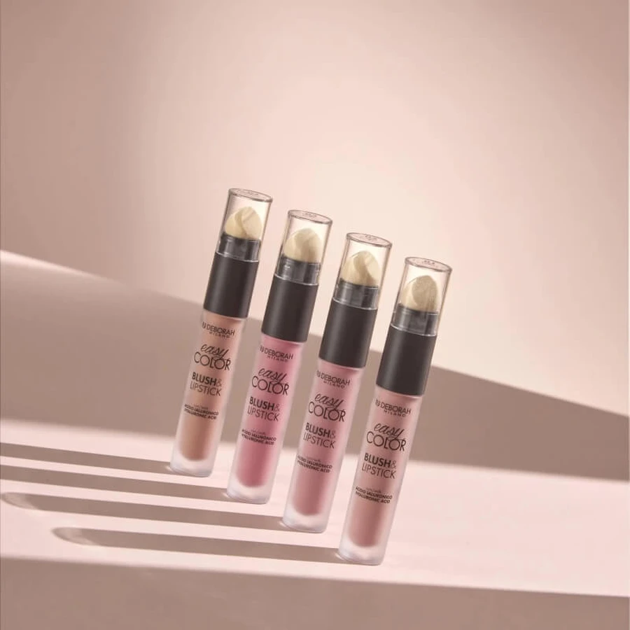 Deborah Easy color - blush &amp; Lippenstift Nr. 03 rebellisch rosa