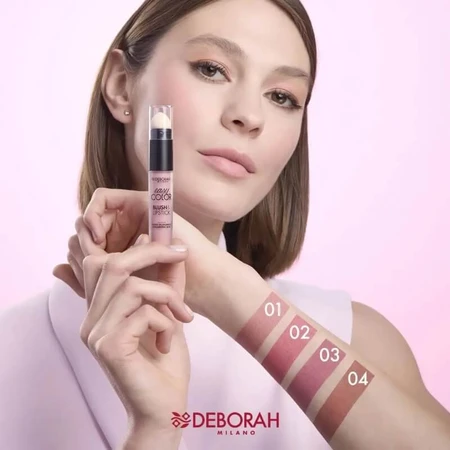 Deborah Easy color - blush &amp; Lippenstift Nr. 03 rebellisch rosa