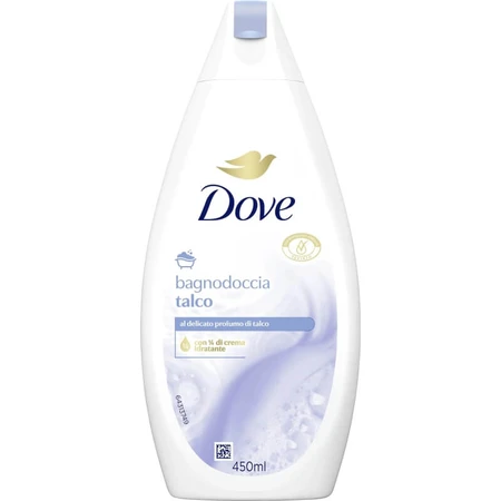 Dove Talc - feuchtigkeitsspendendes Duschgel 450 ml