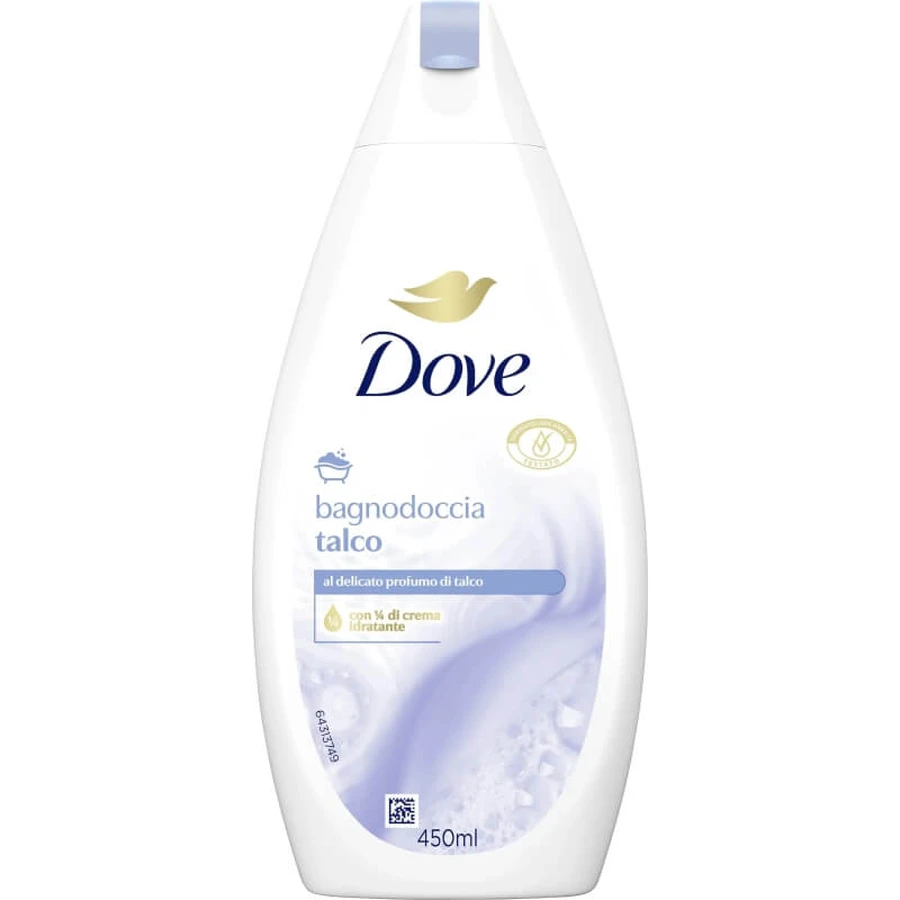 Dove Talc - feuchtigkeitsspendendes Duschgel 450 ml