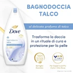 Dove Talc - feuchtigkeitsspendendes Duschgel 450 ml