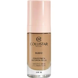Collistar nude spf 15 - fond de teint seconde peau - no. 3g naturel doré