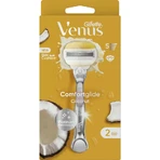 Gillette venus comfortglide coconut - manueel scheermes + 2 scheermesjes