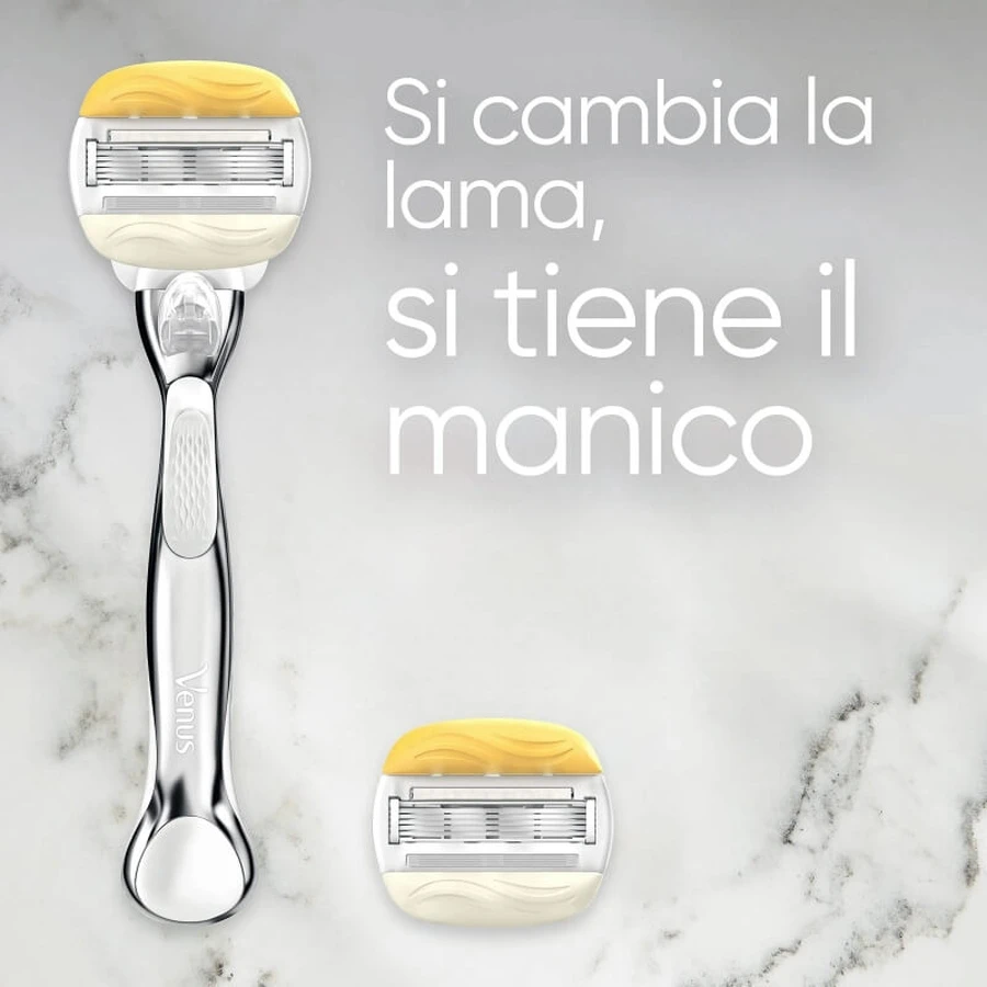 Gillette venus comfortglide coconut - manueel scheermes + 2 scheermesjes