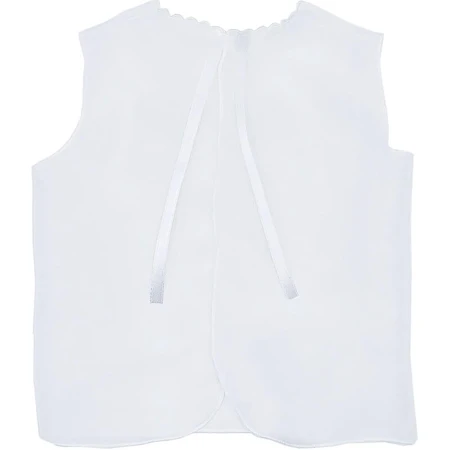 Andy &amp; helen Sky fortune blusa con letras bordadas en 100% seda