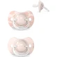 Suavinex dreams - 2 sucettes en silicone 0-6 mois - rose