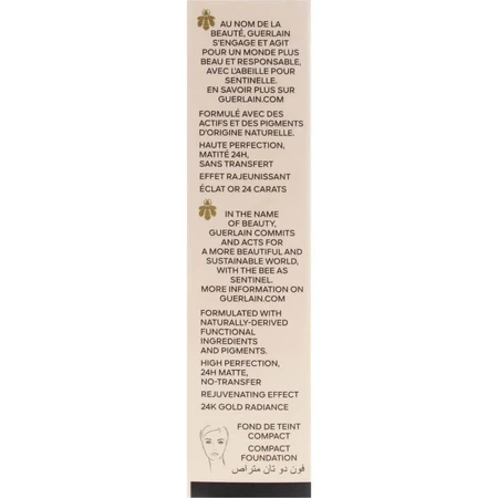 Guerlain parure gold skin control - fondo de maquillaje compacto mate - nº 2n neutro