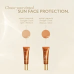 Lancaster Infinite bronze protection teintée crème solaire spf 30 - fond de teint crème lumineuse - clair/moyen