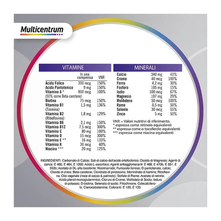 Multicentrum donna 50+ - suplemento de vitaminas y minerales 3 frascos de 30 comprimidos