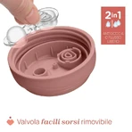 Chicco oefenbeker - druppeltuit met afneembare handvaten roze 6m+