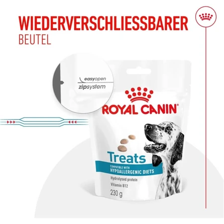 Royal canin Treats hypoallergénique - snacks hypoallergéniques pour chiens 230 gr