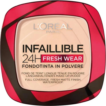 L'oreal paris Infaillible 24h fresh wear - powder foundation - no. 180 rose sand