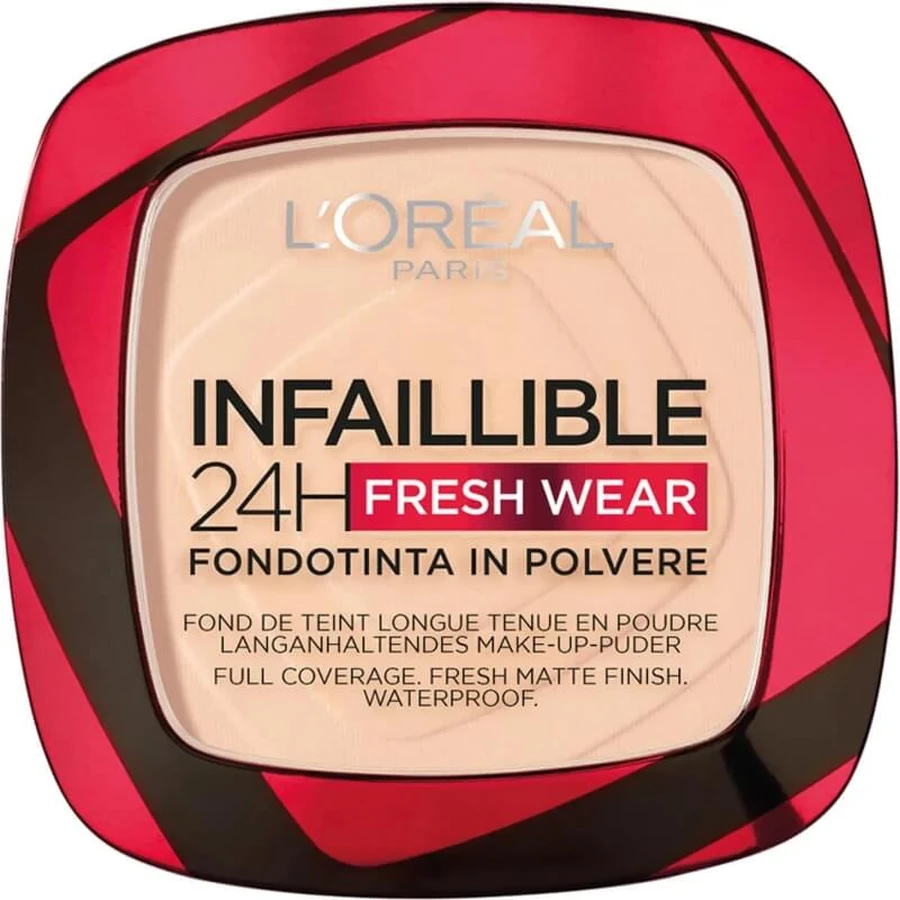 L'oreal paris Infaillible 24h fresh wear - powder foundation - no. 180 rose sand