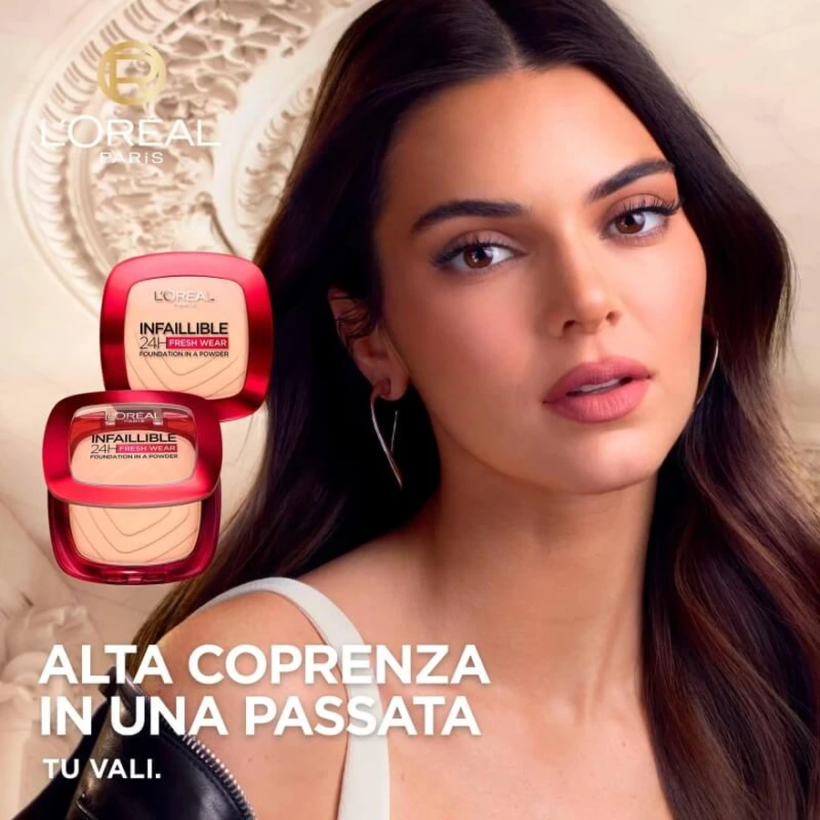 L'oreal paris Infaillible 24h fresh wear - powder foundation - no. 180 rose sand