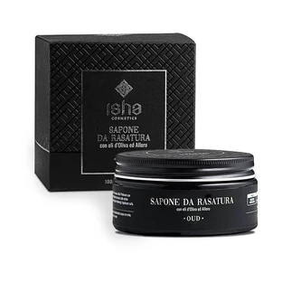 Jabón de afeitar Isha con aceites de oliva y laurel 100 gr.