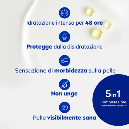 Nivea Kakaobutter 5in1 - Körpercreme für trockene Haut 250 ml