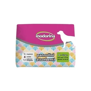 Inodorina 12 couches absorbantes pour chiens femelles taille m 32-50 cm