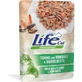 Life petcare Life cat tonijn met mosselen en garnalen - volledige voeding voor volwassen katten 70 gr