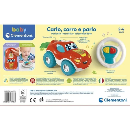 Clementoni Carlo run and talk - remote control car