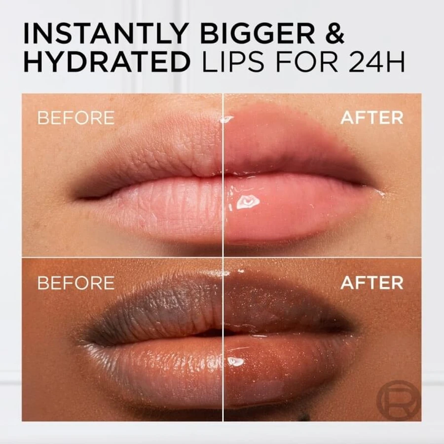 L'oreal paris Plump ambition hyaluron lip oil - volumizing lip oil no. 201 milky nu