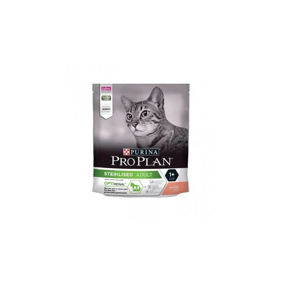 Purina pro plan sterilised salmon - complete food for adult sterilised cats 400g