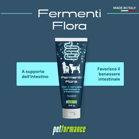 General&amp;pharma Fermenti flora - complementary feed for intestinal health of dogs and cats 50 gr