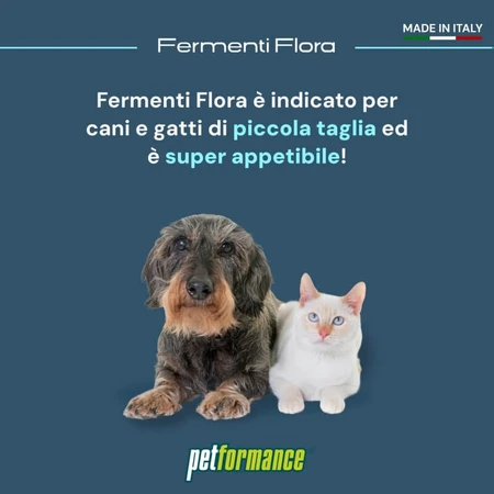 General&amp;pharma Fermenti flora - complementary feed for intestinal health of dogs and cats 50 gr