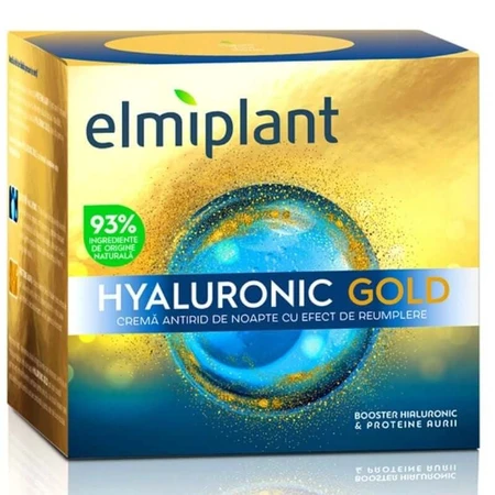 Elmiplant Hyaluronic Gold Anti-Falten Auffüllende Nachtcreme, 50 ml