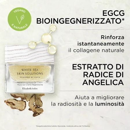 Elizabeth arden white tea skin solutions replenishing micro-gel cream - antioxidant cream 50 ml