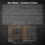 Star whey 750 gr galletas &amp; sabor crema - proteína en polvo