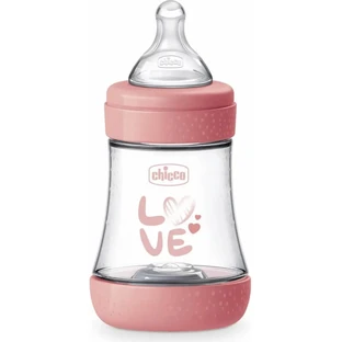Chicco perfect 5 pink - biberon à débit lent 150 ml