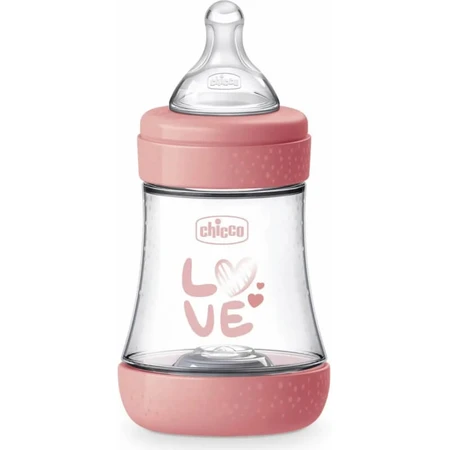 Chicco perfect 5 pink - biberon à débit lent 150 ml